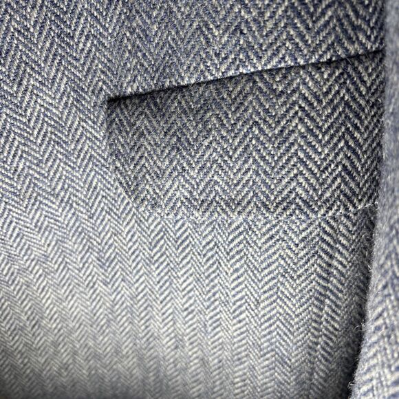 Donegal Mist Men's Sport Coat 42L Handwoven Cashmere Mohair Wool Herringbone - Picture 3 of 16